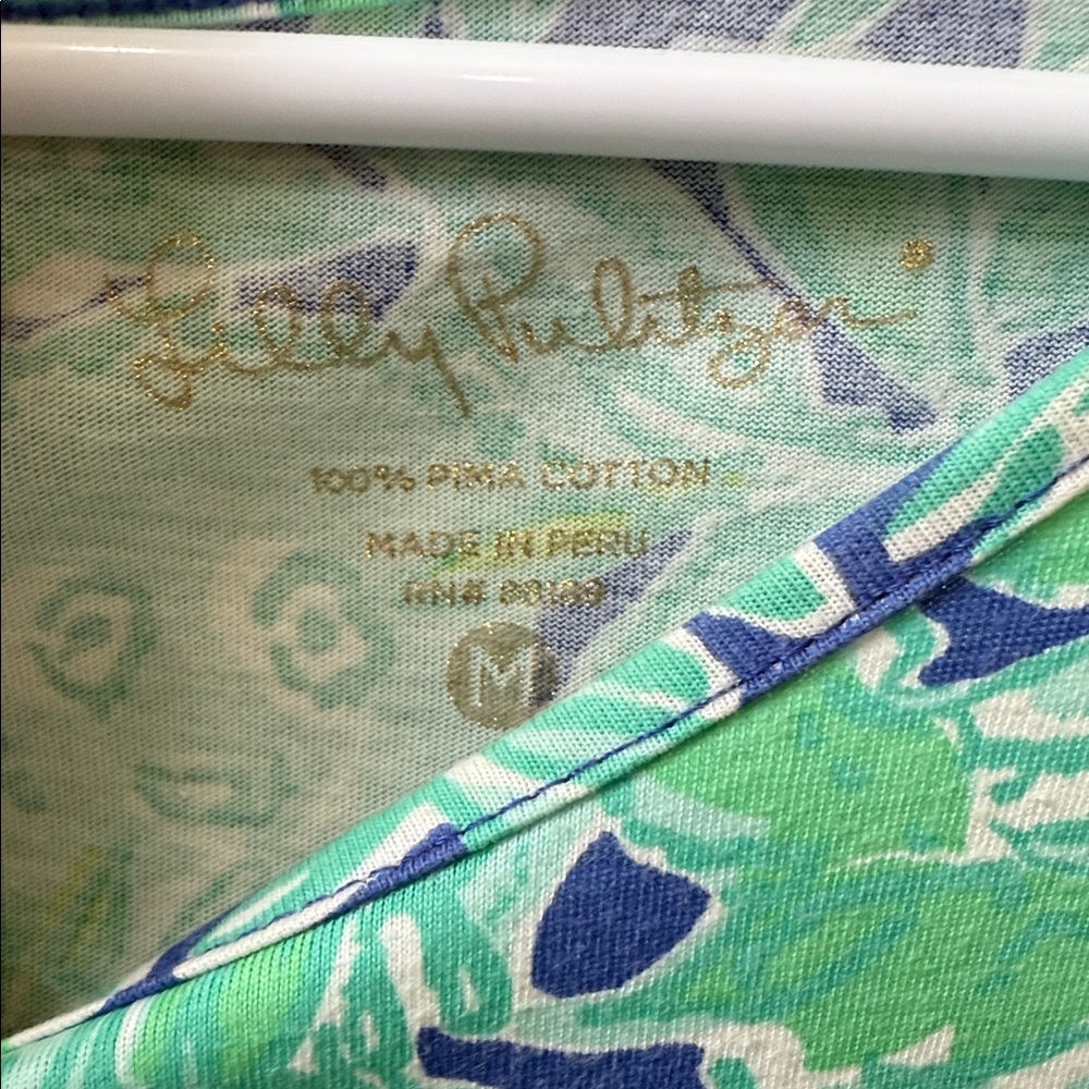 Floral Green and Blue Dress - Picture 5 of 9